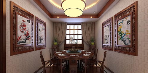 中式私人住宅室内设计装修效果图